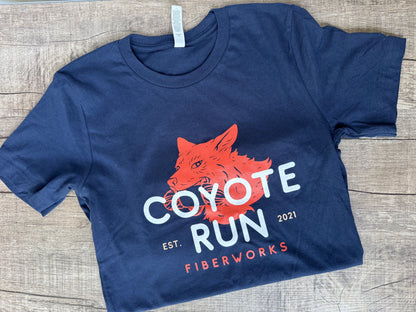 Coyote Run Fiberworks Logo T-Shirt