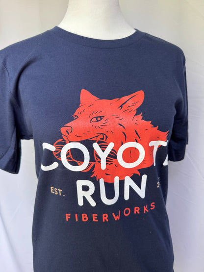 Coyote Run Fiberworks Logo T-Shirt